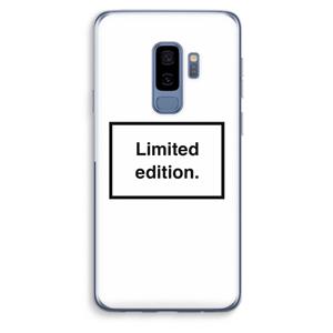 CaseCompany Limited edition: Samsung Galaxy S9 Plus Transparant Hoesje