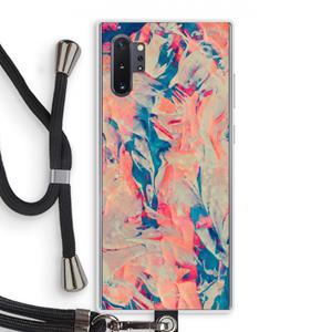 CaseCompany Alone: Samsung Galaxy Note 10 Plus Transparant Hoesje met koord