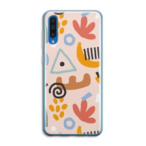 CaseCompany Abstract: Samsung Galaxy A50 Transparant Hoesje