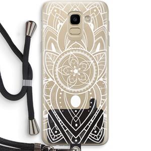 CaseCompany It's Complicated: Samsung Galaxy J6 (2018) Transparant Hoesje met koord