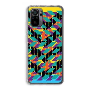 CaseCompany Skew Bee 1: Xiaomi Redmi Note 10 Pro Transparant Hoesje