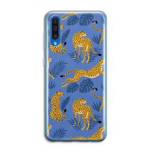 CaseCompany Luipaard: Samsung Galaxy A50 Transparant Hoesje