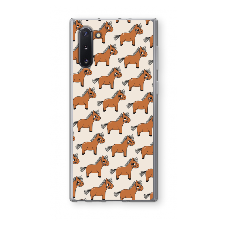 CaseCompany Pony: Samsung Galaxy Note 10 Transparant Hoesje