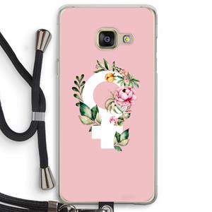 CaseCompany Venus: Samsung Galaxy A3 (2016) Transparant Hoesje met koord