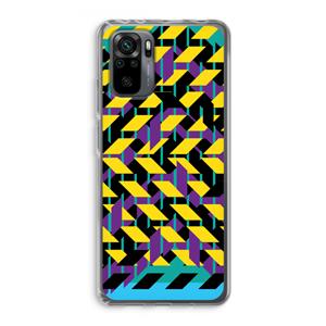 CaseCompany Skew Bee 3: Xiaomi Redmi Note 10 Pro Transparant Hoesje