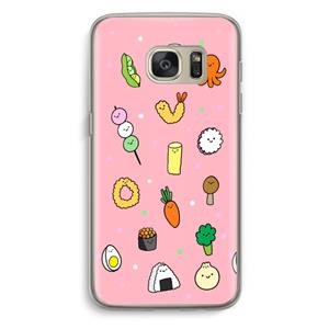 CaseCompany Happy bento friends: Samsung Galaxy S7 Transparant Hoesje