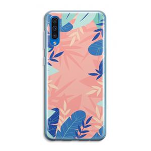 CaseCompany Tropisch: Samsung Galaxy A50 Transparant Hoesje