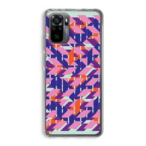 CaseCompany Skew Blush 3: Xiaomi Redmi Note 10 Pro Transparant Hoesje