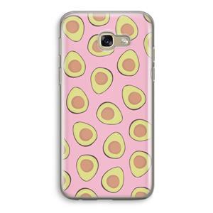 CaseCompany Dancing avocados: Samsung Galaxy A5 (2017) Transparant Hoesje