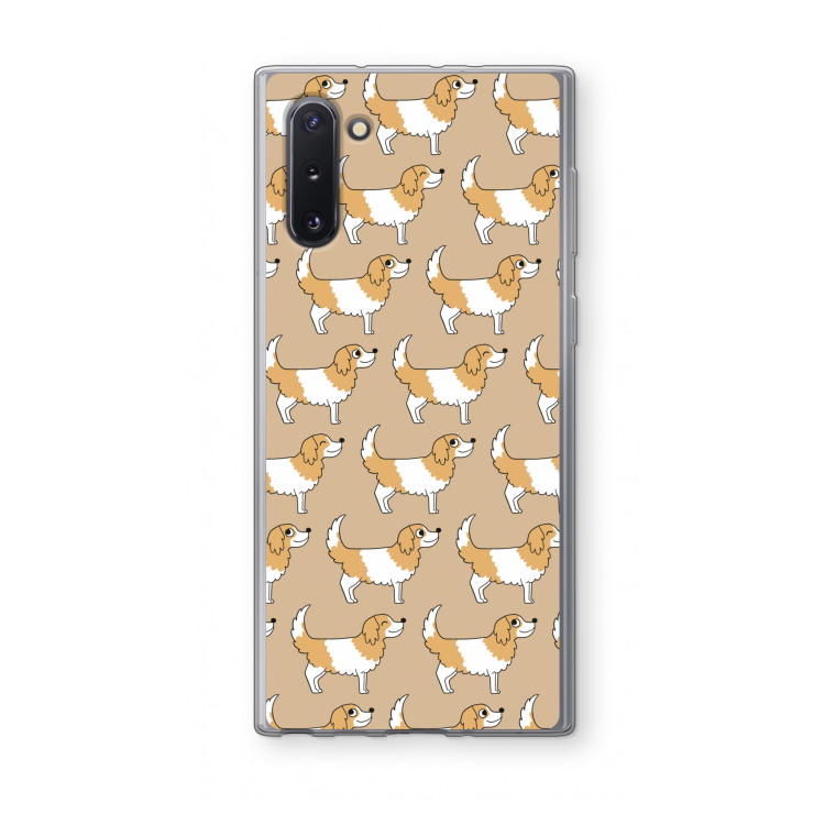 CaseCompany Doggy: Samsung Galaxy Note 10 Transparant Hoesje