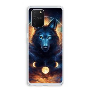 CaseCompany Wolf Dreamcatcher: Samsung Galaxy S10 Lite Transparant Hoesje