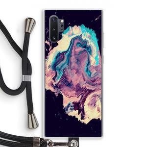 CaseCompany Cosmic Silence: Samsung Galaxy Note 10 Plus Transparant Hoesje met koord