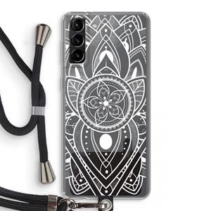 CaseCompany It's Complicated: Samsung Galaxy S21 Plus Transparant Hoesje met koord