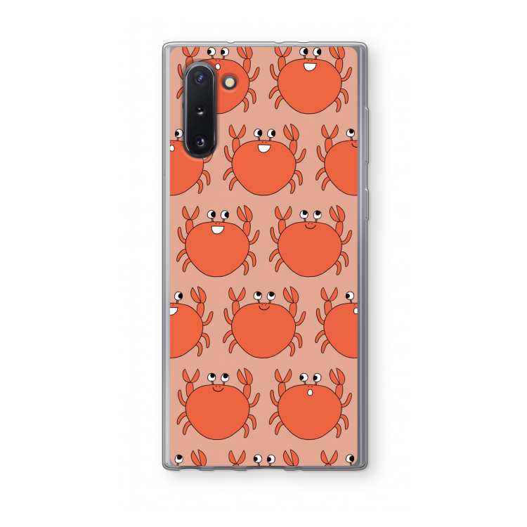 CaseCompany Krab: Samsung Galaxy Note 10 Transparant Hoesje