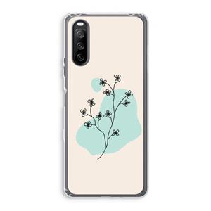 CaseCompany Love your petals: Sony Xperia 10 III Transparant Hoesje