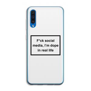 CaseCompany I'm dope: Samsung Galaxy A50 Transparant Hoesje
