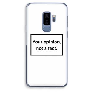 CaseCompany Your opinion: Samsung Galaxy S9 Plus Transparant Hoesje