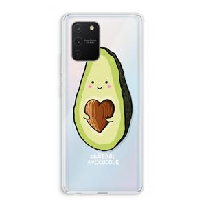 CaseCompany Avocuddle: Samsung Galaxy S10 Lite Transparant Hoesje