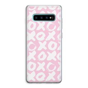 CaseCompany XOXO: Samsung Galaxy S10 Plus Transparant Hoesje