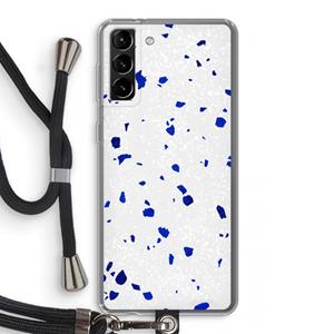 CaseCompany Terrazzo N°5: Samsung Galaxy S21 Plus Transparant Hoesje met koord