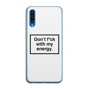 CaseCompany My energy: Samsung Galaxy A50 Transparant Hoesje