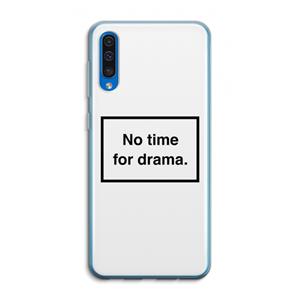 CaseCompany No drama: Samsung Galaxy A50 Transparant Hoesje
