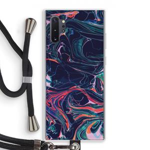 CaseCompany Light Years Beyond: Samsung Galaxy Note 10 Plus Transparant Hoesje met koord