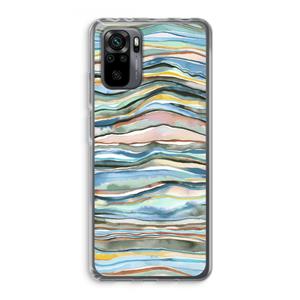 CaseCompany Watercolor Agate: Xiaomi Redmi Note 10 Pro Transparant Hoesje