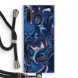 CaseCompany Mirrored Mirage: Samsung Galaxy Note 10 Plus Transparant Hoesje met koord