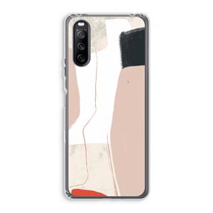 CaseCompany Lava: Sony Xperia 10 III Transparant Hoesje