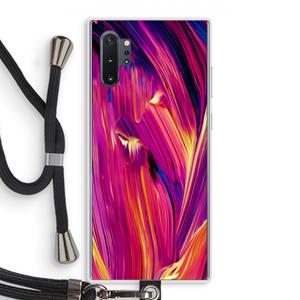 CaseCompany Phoenix: Samsung Galaxy Note 10 Plus Transparant Hoesje met koord