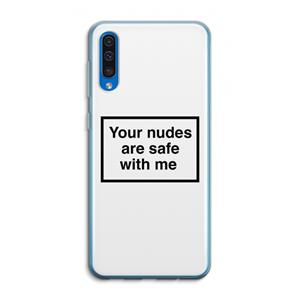 CaseCompany Safe with me: Samsung Galaxy A50 Transparant Hoesje