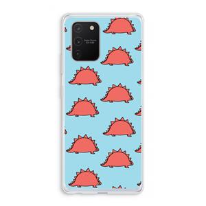 CaseCompany Dinosawrr: Samsung Galaxy S10 Lite Transparant Hoesje