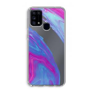 CaseCompany Zweverige regenboog: Samsung Galaxy M31 Transparant Hoesje
