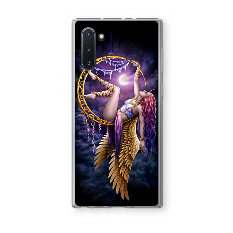 CaseCompany Aerial Angel: Samsung Galaxy Note 10 Transparant Hoesje