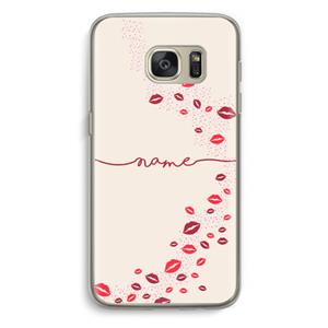 CaseCompany Kusjes: Samsung Galaxy S7 Transparant Hoesje