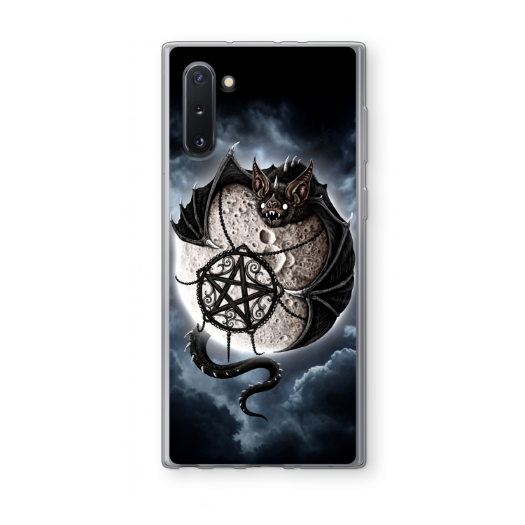CaseCompany Volle maan: Samsung Galaxy Note 10 Transparant Hoesje