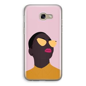 CaseCompany Yellow glasses: Samsung Galaxy A5 (2017) Transparant Hoesje