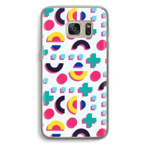 CaseCompany 8-bit N°2: Samsung Galaxy S7 Transparant Hoesje