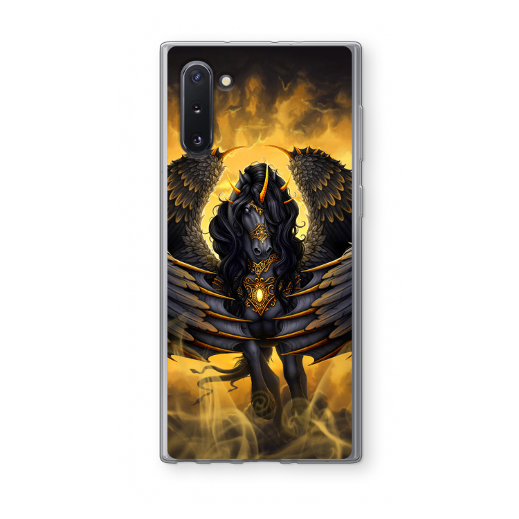 CaseCompany Pegasus: Samsung Galaxy Note 10 Transparant Hoesje