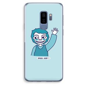 CaseCompany Zwaai: Samsung Galaxy S9 Plus Transparant Hoesje