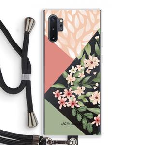 CaseCompany Sweet heaven geometrics: Samsung Galaxy Note 10 Plus Transparant Hoesje met koord