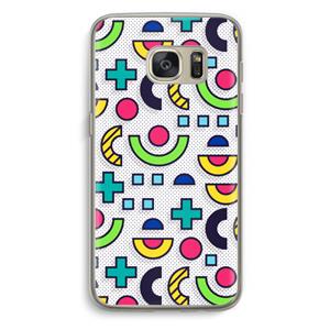 CaseCompany 8-bit N°6: Samsung Galaxy S7 Transparant Hoesje
