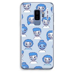 CaseCompany Gezichtjes: Samsung Galaxy S9 Plus Transparant Hoesje