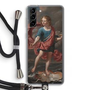 CaseCompany Soap Bubbles: Samsung Galaxy S21 Plus Transparant Hoesje met koord