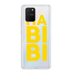 CaseCompany Habibi Blue: Samsung Galaxy S10 Lite Transparant Hoesje