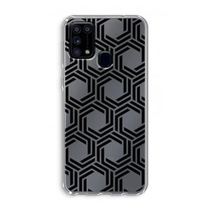 CaseCompany Geometrisch patroon: Samsung Galaxy M31 Transparant Hoesje