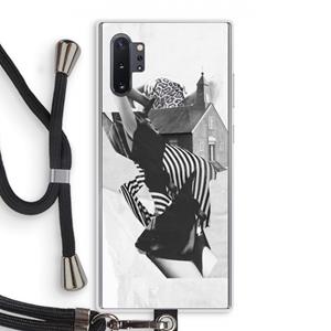 CaseCompany House: Samsung Galaxy Note 10 Plus Transparant Hoesje met koord