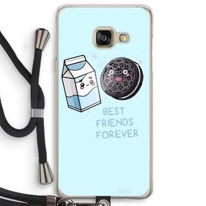 CaseCompany Best Friend Forever: Samsung Galaxy A3 (2016) Transparant Hoesje met koord
