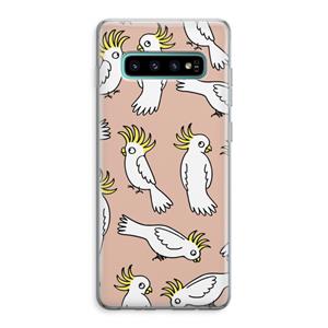 CaseCompany Papegaai: Samsung Galaxy S10 Plus Transparant Hoesje